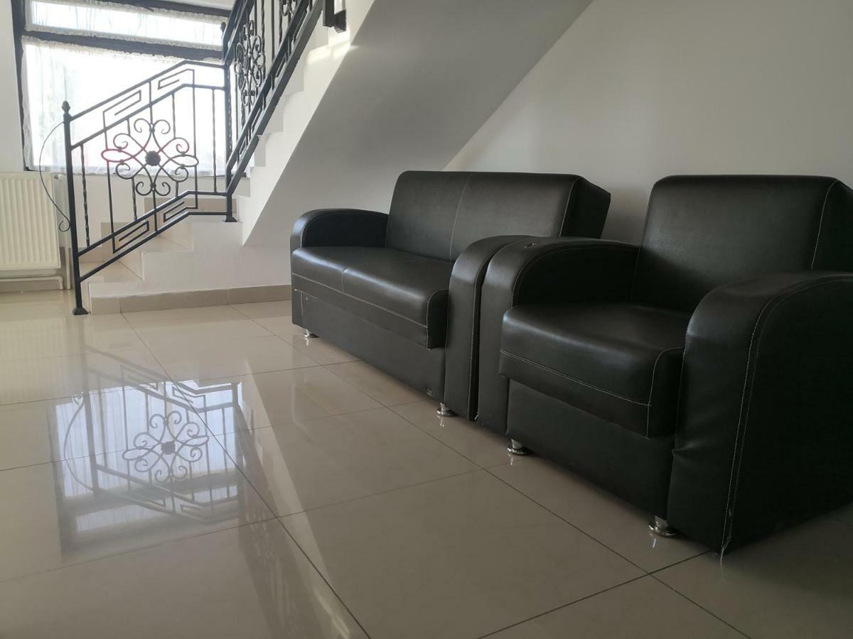 Pensiunea Platinum ทาร์กู จิอู ภายนอก รูปภาพ